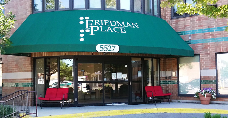 Friedman Place front entrance